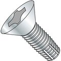 Kanebridge 1/4-20X1  Phillips Flat Thread Cutting Screw Type F Fully Threaded Zinc Bake, Pkg of 3000 1416FPF